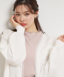 couture brooch | シアードッキングカーディガン(カーディガン/ボレロ)