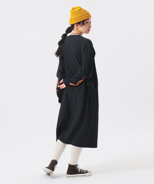 Champion（チャンピオン）の「【別注】Champion / リバースウィーブ(R) ショートスリーブ ワンピース（ワンピース・レディース・ネイビー/ブラック/グレー・SMALL）」の10枚目の写真