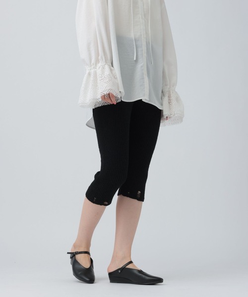 LEPSIM（レプシィム）の「9ゲージダメージバイカーパンツ　638747（その他パンツ・レディース・ブラック/チャコールグレー・FREE）」の17枚目の写真