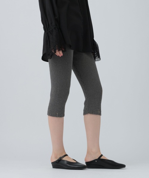 LEPSIM（レプシィム）の「9ゲージダメージバイカーパンツ　638747（その他パンツ・レディース・ブラック/チャコールグレー・FREE）」の5枚目の写真