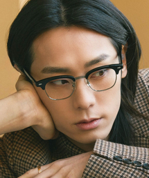 AMBEROPTICAL（アンバーオプティカル）の「ハンク48 ブラックダークグレー（メガネ）」