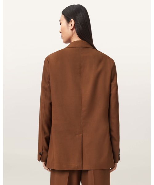 ALLSAINTS(オールセインツ)の「BECK RELAXED FIT BLAZER | BECK リラックス フィット ブレザー(テーラードジャケット・レディース・ブラウン系その他・6/8/10/4)」の4枚目の写真