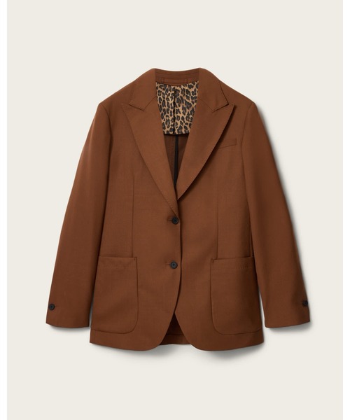 ALLSAINTS(オールセインツ)の「BECK RELAXED FIT BLAZER | BECK リラックス フィット ブレザー(テーラードジャケット・レディース・ブラウン系その他・6/8/10/4)」の5枚目の写真