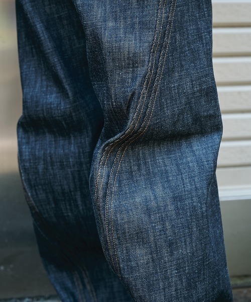 NVRFRGT（ネヴァーフォーゲット）の「【NVRFRGT】3D TWISTED WIDE LEG JEANS（デニムパンツ・メンズ・インディゴブルー・2/1/3）」の10枚目の写真