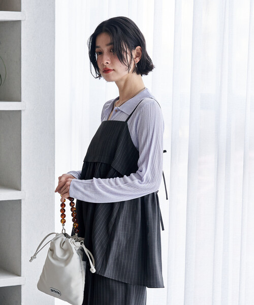 Tomomi☆FREAK'S STORE☆TEE.ビスチェ二点おまとめ FREAK'S STORE/【セットアイテム】キャミソール ロゴTシャツセット
