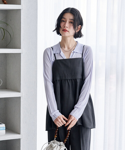 スナ♡ビスチェ＆パンツlily様取り置き デニムビスチェ(ビスチェ)｜トップス｜LILY BROWN（リリー ブラウン