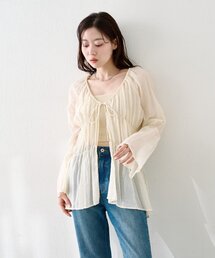 Kastane | 【S.Lサイズ展開】シャーリングシアーブラウス(シャツ/ブラウス)