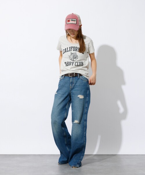 MIXTA(ミクスタ)の「【MIXTA/ミクスタ】プリント Tシャツ / ロゴTシャツ / 半袖(Tシャツ/カットソー・レディース・グレー系その他/グレー系その他2/ブルー系その他/ピンク/アイボリー/ブルー系その他2/ブラック・フリー)」の10枚目の写真