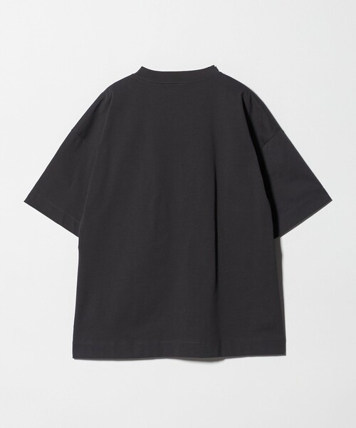 SLOANE(スローン)の「<SLOANE>ドロップショルダー ビッグ Tシャツ(Tシャツ/カットソー・レディース・ダークグレー/ホワイト・3)」の3枚目の写真
