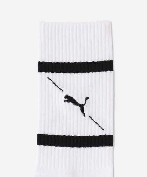 PUMA（プーマ）の「PUMA x Saturdays NYC Logo Socks（ソックス/靴下・メンズ・ブラック/ホワイト・S/M）」の3枚目の写真