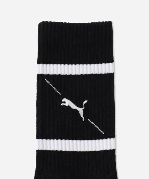 PUMA（プーマ）の「PUMA x Saturdays NYC Logo Socks（ソックス/靴下・メンズ・ブラック/ホワイト・S/M）」の4枚目の写真