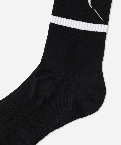 PUMA（プーマ）の「PUMA x Saturdays NYC Logo Socks（ソックス/靴下・メンズ・ブラック/ホワイト・S/M）」の5枚目の写真