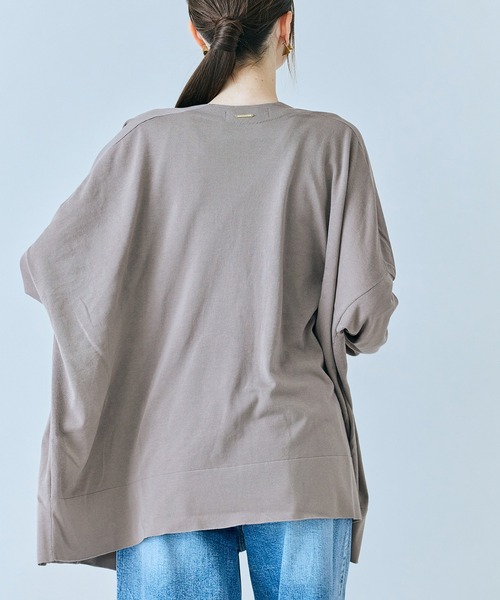 Audie a Muses(オーディアミューズ)の「ライトシアーカーディガン(カーディガン/ボレロ・レディース・ブラック/ベージュ/オフホワイト・FREE)」の15枚目の写真