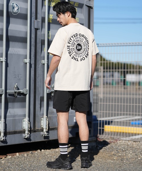 NEW ERA(ニューエラ)の「NEW ERA/ニューエラ ハーフパンツ ショートパンツ ショーツ ストレッチ ナイロン ビッグフラッグロゴ パフォーマンスアパレル 撥水 14744515(その他パンツ・メンズ・ブラック・XXL/M/L/XL)」の9枚目の写真