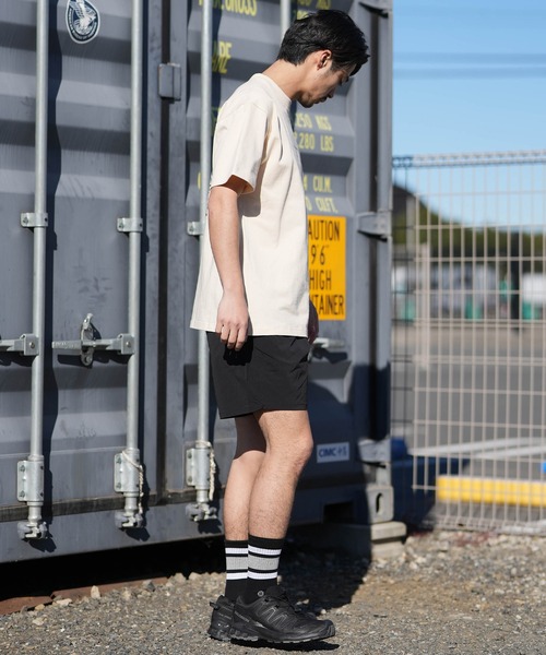NEW ERA(ニューエラ)の「NEW ERA/ニューエラ ハーフパンツ ショートパンツ ショーツ ストレッチ ナイロン ビッグフラッグロゴ パフォーマンスアパレル 撥水 14744515(その他パンツ・メンズ・ブラック・XXL/M/L/XL)」の10枚目の写真