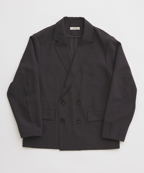JOURNAL STANDARD relume（ジャーナルスタンダード　レリューム）の「メランジ ドライダブルプレスト ジャケット（テーラードジャケット・メンズ・ブラックミックス/ライトグレー・MEDIUM/LARGE）」の6枚目の写真