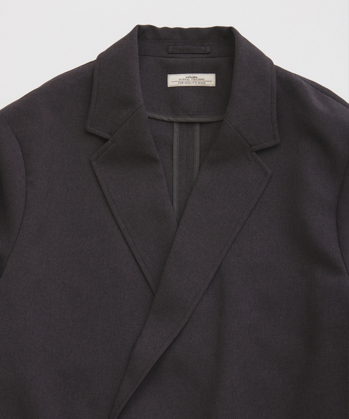JOURNAL STANDARD relume（ジャーナルスタンダード　レリューム）の「メランジ ドライダブルプレスト ジャケット（テーラードジャケット・メンズ・ブラックミックス/ライトグレー・MEDIUM/LARGE）」の9枚目の写真