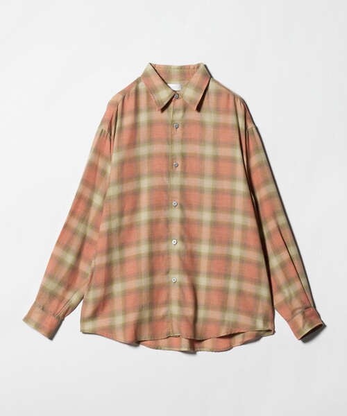 ＜PARATRAIT＞MOSE SKIN チェック シャツ