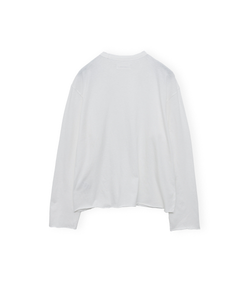 BROWNYARD（ブラウンヤード）の「カットオフロングスリーブ、アイボリー（Tシャツ/カットソー・メンズ・その他・6/5/4/3）」の2枚目の写真