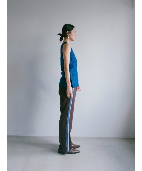 Ruh Dhan(ルーダン)の「Line Track Pants(その他パンツ・レディース・ブラウン/ブラック/アイボリー・FREE)」の12枚目の写真