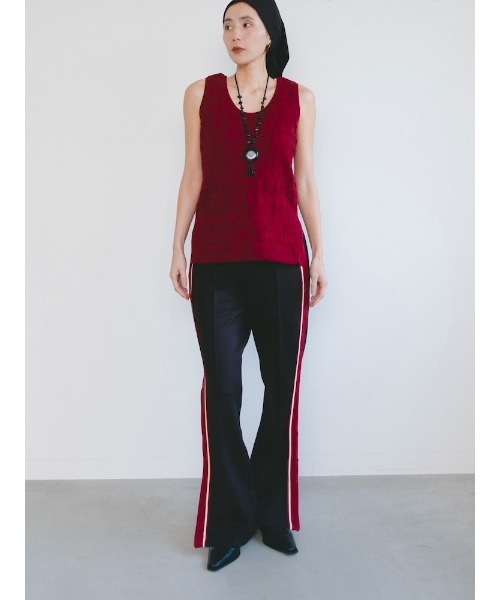 Ruh Dhan(ルーダン)の「Line Track Pants(その他パンツ・レディース・ブラウン/ブラック/アイボリー・FREE)」の16枚目の写真
