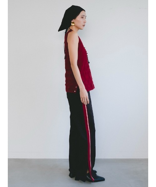 Ruh Dhan(ルーダン)の「Line Track Pants(その他パンツ・レディース・ブラウン/ブラック/アイボリー・FREE)」の17枚目の写真