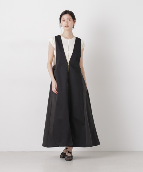UNIVERSAL OVERALL/TWILL JUMPER SKIRT（ジャンパースカート