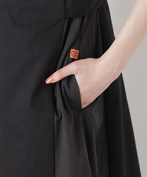 UNIVERSAL OVERALL（ユニバーサルオーバーオール）の「UNIVERSAL OVERALL/TWILL JUMPER SKIRT（ジャンパースカート・レディース・ブラック/ベージュ・FREE）」の15枚目の写真