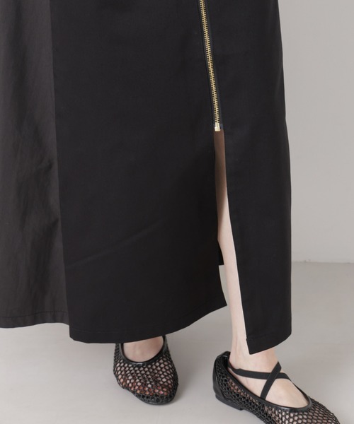 UNIVERSAL OVERALL（ユニバーサルオーバーオール）の「UNIVERSAL OVERALL/TWILL JUMPER SKIRT（ジャンパースカート・レディース・ブラック/ベージュ・FREE）」の18枚目の写真