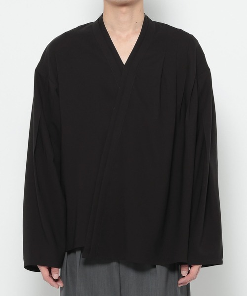 HARE(ハレ)の「【NARRIL】Judo-Style V-NECK PULLOVER(Tシャツ/カットソー・メンズ・ブラック・MEDIUM/SMALL)」の12枚目の写真