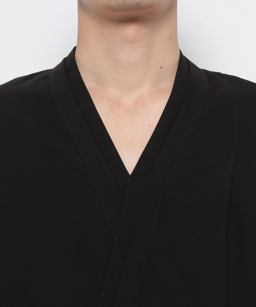 HARE(ハレ)の「【NARRIL】Judo-Style V-NECK PULLOVER(Tシャツ/カットソー・メンズ・ブラック・MEDIUM/SMALL)」の15枚目の写真