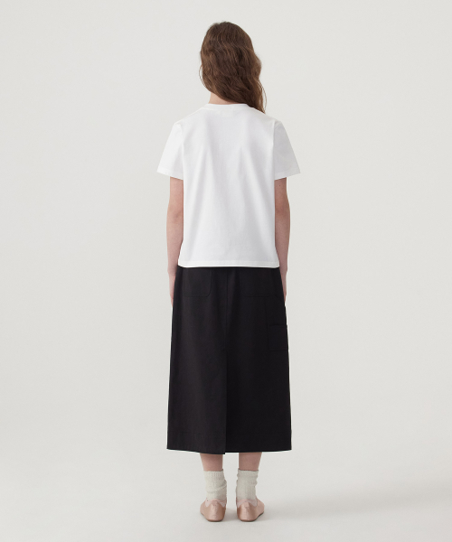 COVERNAT WOMAN(カバーナットウーマン)の「ウィメンズクールコットンスモールクローバーハートTシャツホワイト(Tシャツ/カットソー・レディース・その他・WS/WM/LARGE)」の3枚目の写真