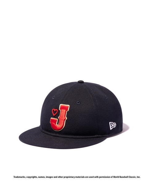 New Era WBC BASICKS コラボ　キャップ　ネイビー ハート BASICKS/ベーシックス】x Newera World Baseball Classic Cap NAVY