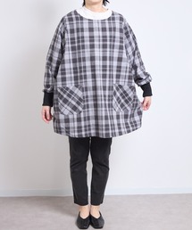 COMMON WARE（コモンウェアー）の「URT:リブ袖コットン100 生地洗い ワンマイルプルオーバー  エプロン割烹着 かっぽう着（エプロン）」