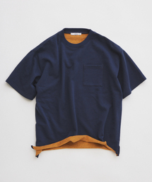 ミニ裏毛 コントラストカラー カットオフTシャツ