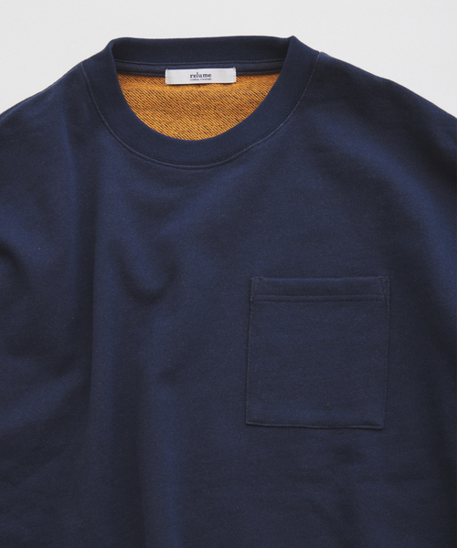JOURNAL STANDARD relume(ジャーナルスタンダード レリューム)の「ミニ裏毛 コントラストカラー カットオフTシャツ(Tシャツ/カットソー・メンズ・ホワイト系その他/ブラックミックス/イエロー/グレー/ネイビー・MEDIUM/LARGE)」の16枚目の写真
