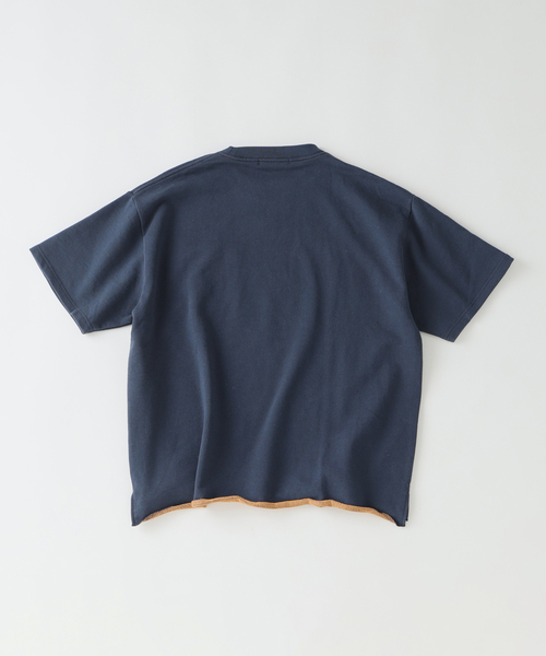 JOURNAL STANDARD relume(ジャーナルスタンダード レリューム)の「ミニ裏毛 コントラストカラー カットオフTシャツ(Tシャツ/カットソー・メンズ・ホワイト系その他/ブラックミックス/イエロー/グレー/ネイビー・MEDIUM/LARGE)」の11枚目の写真
