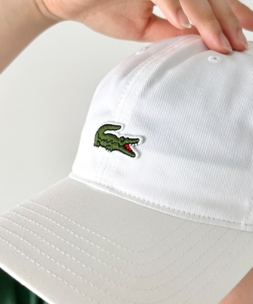 LACOSTE(ラコステ)の「LACOSTE(ラコステ)/ボーイズ ワンポイント ワニロゴ キャップ/LCAN LACOSTE CORE CROC CAP(キャップ・メンズ・ネイビー/ホワイト・FREE)」の4枚目の写真