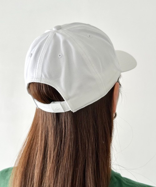 LACOSTE(ラコステ)の「LACOSTE(ラコステ)/ボーイズ ワンポイント ワニロゴ キャップ/LCAN LACOSTE CORE CROC CAP(キャップ・メンズ・ネイビー/ホワイト・FREE)」の11枚目の写真