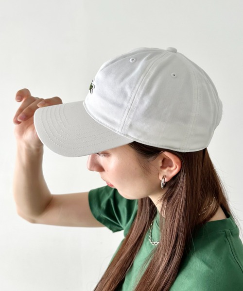 LACOSTE(ラコステ)の「LACOSTE(ラコステ)/ボーイズ ワンポイント ワニロゴ キャップ/LCAN LACOSTE CORE CROC CAP(キャップ・メンズ・ネイビー/ホワイト・FREE)」の10枚目の写真