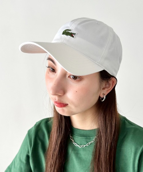 LACOSTE(ラコステ)の「LACOSTE(ラコステ)/ボーイズ ワンポイント ワニロゴ キャップ/LCAN LACOSTE CORE CROC CAP(キャップ・メンズ・ネイビー/ホワイト・FREE)」の9枚目の写真