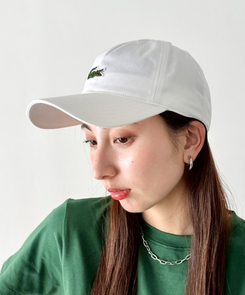 LACOSTE(ラコステ)の「LACOSTE(ラコステ)/ボーイズ ワンポイント ワニロゴ キャップ/LCAN LACOSTE CORE CROC CAP(キャップ・メンズ・ネイビー/ホワイト・FREE)」の8枚目の写真