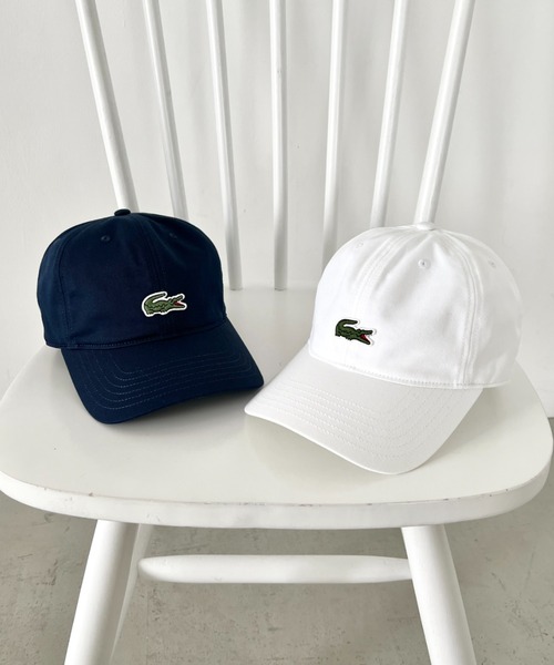 セール】LACOSTE(ラコステ)/ワンポイント ワニロゴ キャップ/LCAN