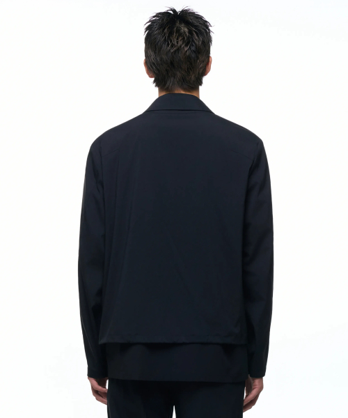 MUSINSA STANDARD（ムシンサスタンダード）の「[サイレントファンクション] ジップアップジャケット [ブラック]（ナイロンジャケット・メンズ・その他・2XL/X-LARGE/LARGE/MEDIUM）」の3枚目の写真
