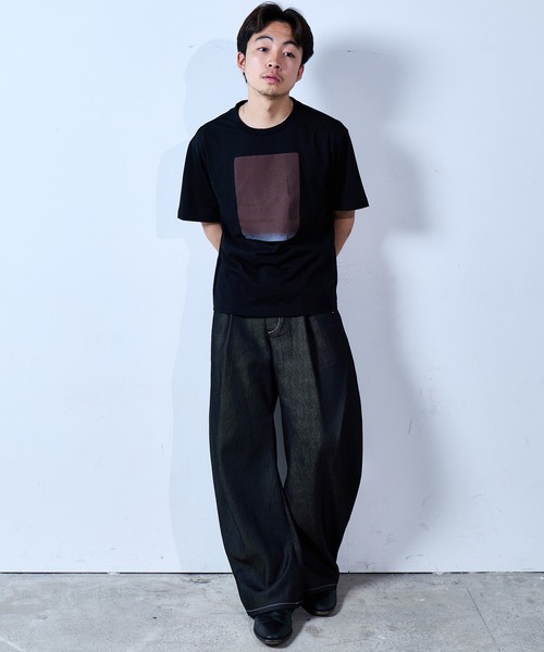 SINSS(シンス)の「Side tuck curve denim / サイドタックカーブデニム(デニムパンツ・メンズ・ブラック/インディゴブルー・LARGE/MEDIUM/SMALL/X-SMALL)」の12枚目の写真
