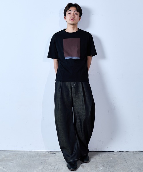 SINSS(シンス)の「Side tuck curve denim / サイドタックカーブデニム(デニムパンツ・メンズ・ブラック/インディゴブルー・LARGE/MEDIUM/SMALL/X-SMALL)」の13枚目の写真