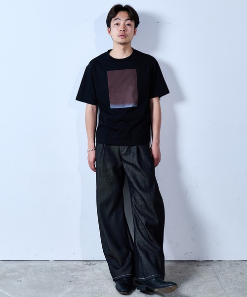 SINSS(シンス)の「Side tuck curve denim / サイドタックカーブデニム(デニムパンツ・メンズ・ブラック/インディゴブルー・LARGE/MEDIUM/SMALL/X-SMALL)」の14枚目の写真