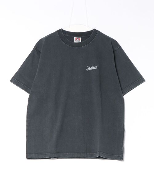 JEANS MATE(ジーンズメイト)の「【BEN DAVIS/ベンデイビス】【こなれヴィンテージ感】パウダーブリーチ Tシャツ 古着風加工 バックプリント(Tシャツ/カットソー・メンズ・レッド系その他2/ブラック系その他/ブラック系その他2/グレー系その他/ブラウン系その他2/ブルー系その他・MEDIUM/X-LARGE/SMALL/LARGE)」の2枚目の写真