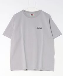 【BEN DAVIS/ベンデイビス】パウダーブリーチ加工 ヴィンテージ加工 バックプリントシャツ