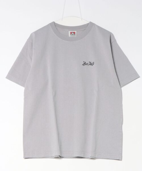 JEANS MATE(ジーンズメイト)の「【BEN DAVIS/ベンデイビス】【こなれヴィンテージ感】パウダーブリーチ Tシャツ 古着風加工 バックプリント(Tシャツ/カットソー・メンズ・レッド系その他2/ブラック系その他/ブラック系その他2/グレー系その他/ブラウン系その他2/ブルー系その他・MEDIUM/X-LARGE/SMALL/LARGE)」の1枚目の写真